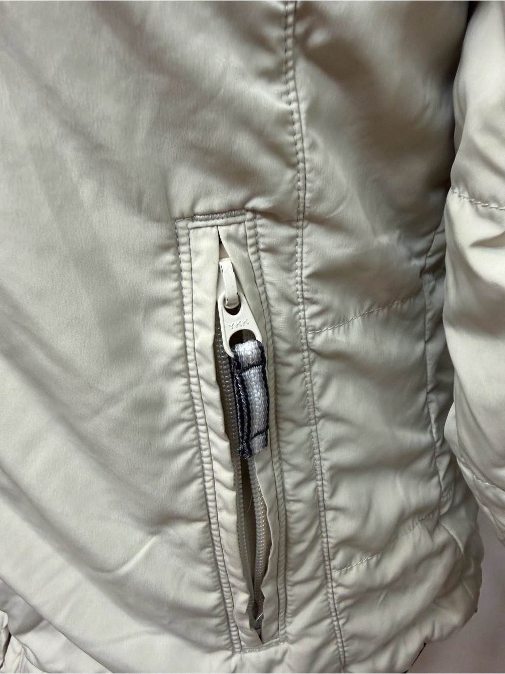 Columbia Women’s Small Ivory Fleece Lined Interchange Zip Jacket Coat Core - Picture 5 of 10